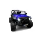 Masinuta electrica cu telecomanda auto x16, 110x70x68 cm, varsta 1-5 ani, roti eva, scaun din piele eco, putere 90w, r-sport - albastru