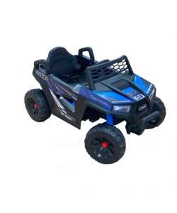 Masinuta Electrica Jeep, 12v  Cu Telecomanda, Lumini Si Muzica, Albastra