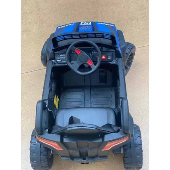 Masinuta Electrica Jeep, 12v Cu Telecomanda, Lumini Si Muzica, Albastra