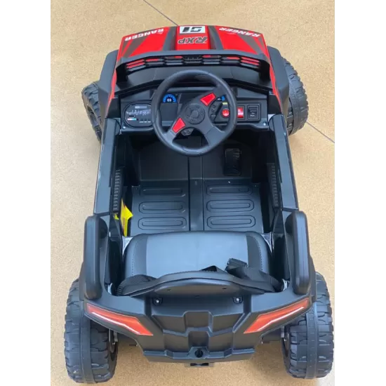 Masinuta Electrica Jeep, 12v,Cu Telecomanda, Lumini Si Muzica, Rosie