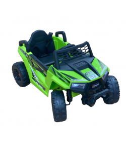 Masinuta electrica Jeep, 12v, cu telecomanda, lumini si muzica, verde