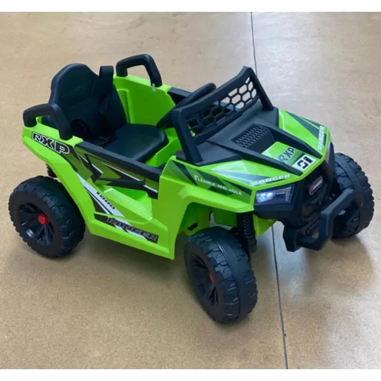 Masinuta electrica Jeep, 12v, cu telecomanda, lumini si muzica, verde