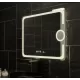 Oglinda LED Rectangulara, 80x60cm, Eclat MotionGlow Marcello, Sistem Dezaburire, Ceas & Termometru, Lupa Cosmetica, Dimabila