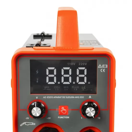 Pachet aparat+masca sudura Almaz, MMA+MIG+FCAW, 200A AD