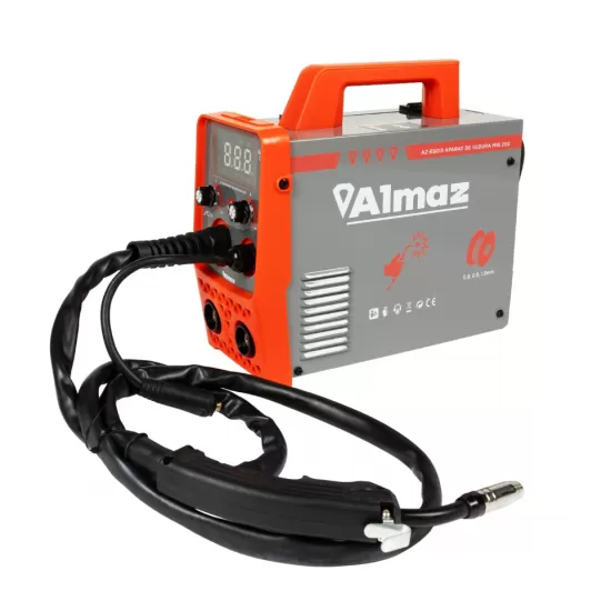 Pachet aparat+masca sudura Almaz, MMA+MIG+FCAW, 200A AD