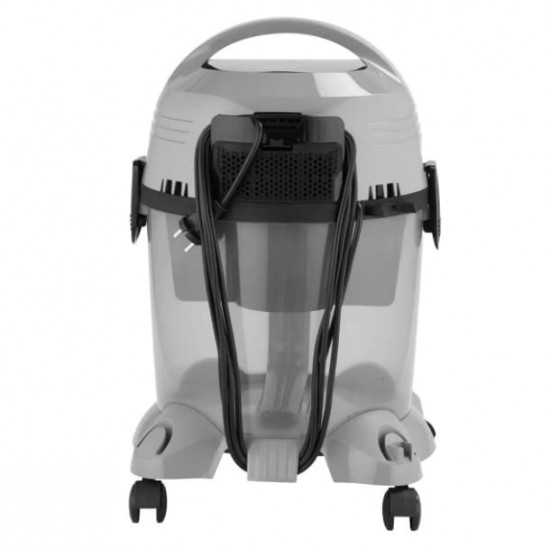 Aspirator cu filtrare prin apa Hausberg HB-2830GR, Cutere 2200W, Capacitate 18L, Nivel Zgomot 81dB, Filtru Lavabil, Tub Telescopic Metalic, Gri