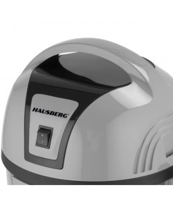 Aspirator cu filtrare prin apa Hausberg HB-2830GR, Cutere 2200W, Capacitate 18L, Nivel Zgomot 81dB, Filtru Lavabil, Tub Telescopic Metalic, Gri