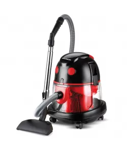 Aspirator cu filtrare prin apa Hausberg HB-2880, Putere 2400W, Capacitate 20L, Nivel Zgomot 85dB, Filtru Lavabil, Rosu/Negru Aspirator cu filtrare prin apa Hausberg HB-2880, Putere 2400W, Capacitate 20L, Nivel Zgomot 85dB, Filtru Lavabil, Rosu/Negru