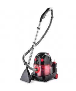 Aspirator cu spalare si filtrare prin apa Hausberg HB-2885, Putere 2200-2400W, Capacitate 20L, Nivel Zgomot 85dB, Filtru Lavabil, Rosu/Negru