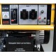Generator curent pe benzina SWAT 6500W, 15CP, cu acumulator 18Ah, priza 220V x2 si 12V