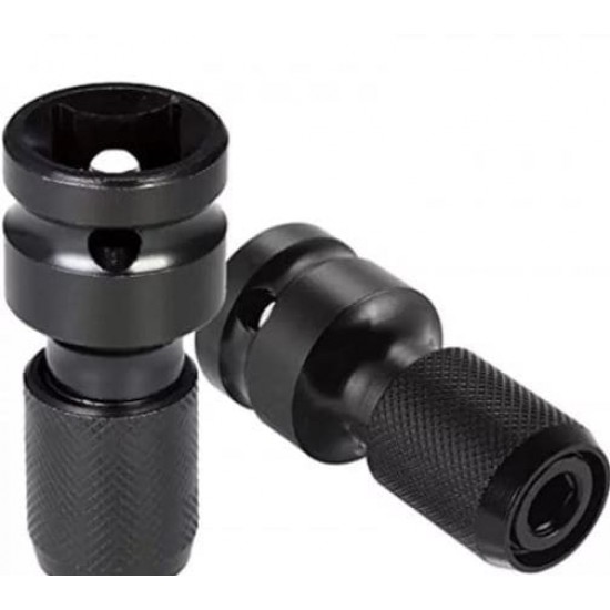 Adaptor de impact pentru biti de 1/2 patrat la 1/4 hexagonal