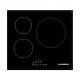 Pachet Incorporabil Cuptor electric Hausberg HB-8051NG, Clasa A, 76L, 2000W, Negru, Plita incorporabila HB1530, Electrica, Inductie, 3 zone de gatit, PowerBoost, 60 cm, Negru