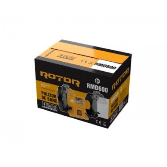 Polizor de banc ROTOR RMD600, 600 W, 2950 rpm