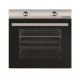 Cuptor incorporabil Hausberg HB-8051IN, Electric, Putere 2000 W, 76 l, 4 Functii, Clasa A, Negru/Inox