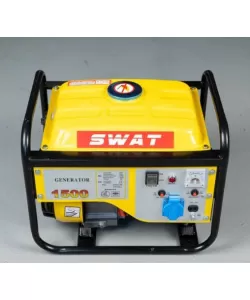 Generator curent pe benzina SWAT 1500W, 3CP, priza 220V si 12V Generator curent pe benzina SWAT 1500W, 3CP, priza 220V si 12V
