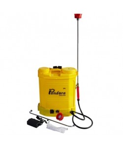 Set Pompa de stropit cu acumulator Pandora  16L, 7.5 Bar (model nou cu pompa dubla) + Atomizor + Set Lance telescopica stropit pomi 3m