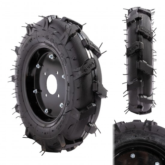 Roata motocultor 400-10 Neagra