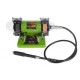 Polizor de banc cu gravor, Procraft PBG 400, 400 W, 10000 RPM, 75 mm