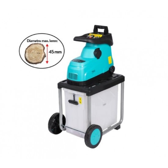 Tocator de crengi si resturi vegetale 2800 W