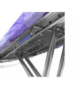 Masa de calcat Zilan ZLN-0766,Verde cu blat din tabla, cu suport pentru rufe (42 x 50 cm.)