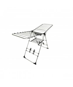 Uscator rufe din aluminiu Argento-Plus ZLN0652,Gri/Negru suprafata uscare 24m