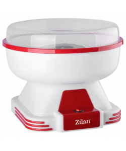 Aparat pentru facut vata de zahar Zilan ZLN3394 Rosu, putere 500W, preparare in 5 minute