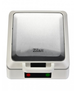 Aparat de facut gofre Zilan ZLN2939 Alb, 1200W, 4 felii, indicator led