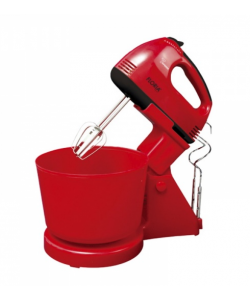Mixer cu bol Floria ZLN-7575 Rosu , 7 viteze, Bol plastic 2.5Litri, Putere 150W, Rosu