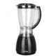 Blender FLORIA ZLN-3080 Negru, Putere 300W, capacitate 1.5L, 3 viteze, Functie puls-Vas plastic