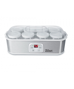 Aparat pentru facut iaurt Zilan ZLN6104 Gri, afisaj LED, timer, termostat reglabil