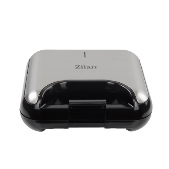 Sandwich-Maker 3 in 1 Zilan ZLN4704 Gri, putere 800W, sistem de inchidere