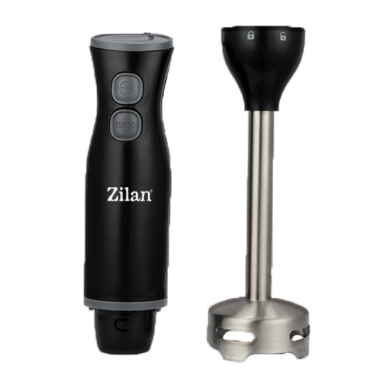 Mixer vertical Zilan ZLN5244 Negru, putere 250W, 2 viteze, mai multe capete