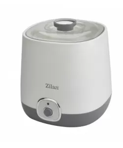 Aparat pentru facut iaurt, Zilan ZLN6098 Alb, indicator luminos, capacitate 1L