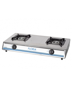 Aragaz plita inox Zilan - Floria, 72 x 40 x10 cm, 2 och. ZLN8365, alimentare GPL Butelie