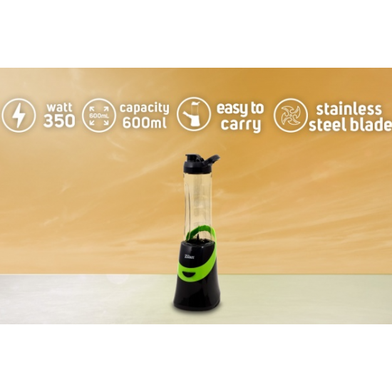 Blender Zilan ZLN0511 pentru smoothies cu recipient sport , 350 W, 600 ml