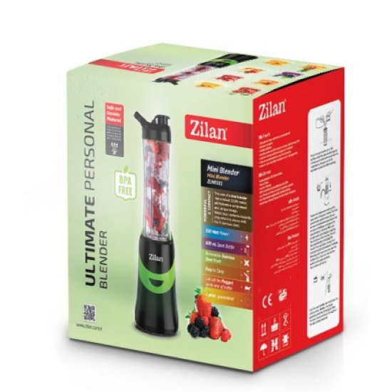 Blender Zilan ZLN0511 pentru smoothies cu recipient sport , 350 W, 600 ml