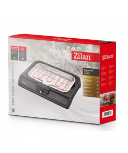 Gratar electric ZİLAN ZLN-3772,2000 W, termostat reglabil