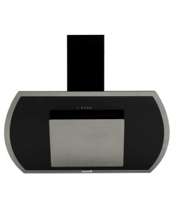 Hota Incorporabila decorativa Hausberg HB-1395, Putere de absorbtie 650 mc/h, 60 cm, Touch control, Filtru aluminiu, Negru