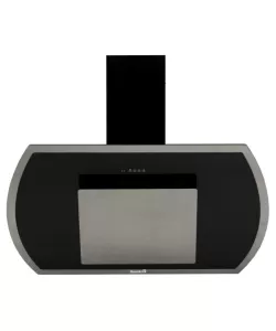 Hota Incorporabila decorativa Hausberg HB-1395, Putere de absorbtie 650 mc/h, 60 cm, Touch control, Filtru aluminiu, Negru
