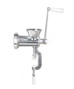 Masina de tocat carne manuala Floria ZLN-2553, aluminiu