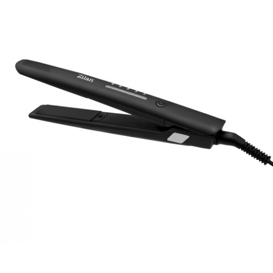 Placa de indreptat parul Zilan ZLN-1260, 200 grade, Invelis Ceramic, Indicator Luminos, Negru