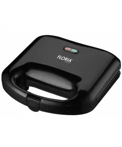 Sandwich-maker Floria ZLN-4304, Negru, 750 W, Placi antiaderente model triunghi Sandwich-maker Floria ZLN-4304, Negru, 750 W, Placi antiaderente model triunghi