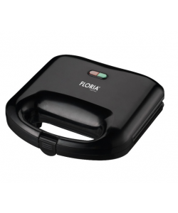 Sandwich Maker Zilan ZLN-0829N, Putere 750W, Placa de tip grill, Antiaderenta, indicator luminos, Negru