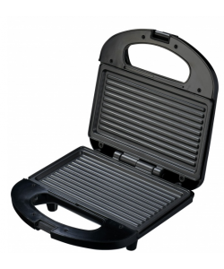Sandwich Maker Zilan ZLN-0829N, Putere 750W, Placa de tip grill, Antiaderenta, indicator luminos, Negru