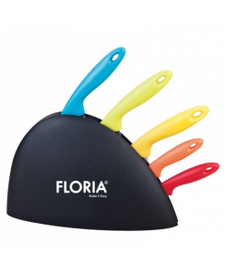 Set cutite 5 piese cu suport Floria ZLN-1150