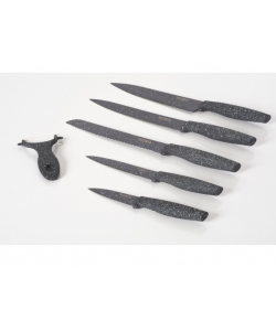 Set cutite 6 piese din inox, FLORIA, ZLN-1136