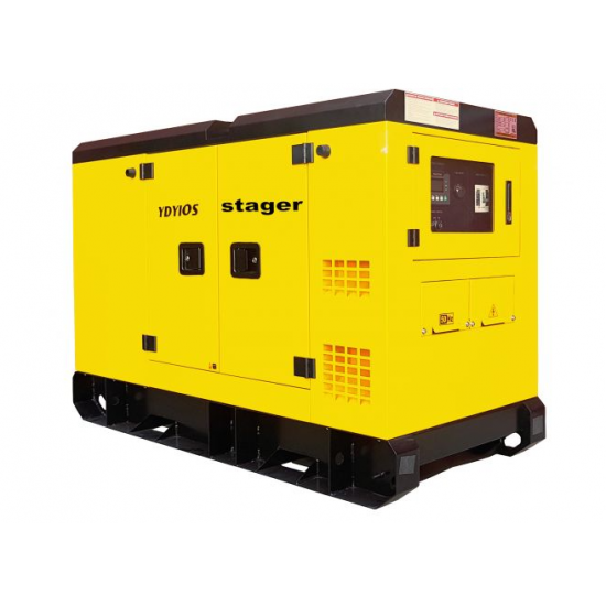 Stager YDY10S Generator insonorizat diesel monofazat 9kW, 37A, 1500rpm