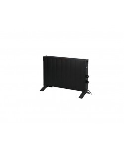 Convector electric Zilan Negru,putere 2500W, Termostat reglabil, protectie la supra incalzire 