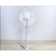 Ventilator cu picior ,50w, 3 viteze, inaltime reglabila, Alb