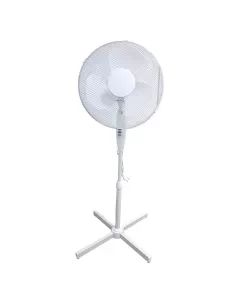 Ventilator cu picior ,50w, 3 viteze, inaltime reglabila, Alb Ventilator cu picior ,50w, 3 viteze, inaltime reglabila, Alb